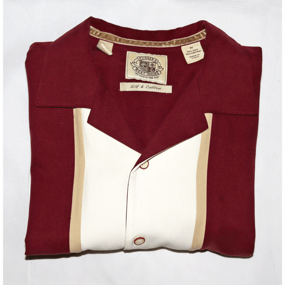 Pusser's West Indies Men's Short Sleeve Button Front Shirt Size Medium - Picture 4 of 6